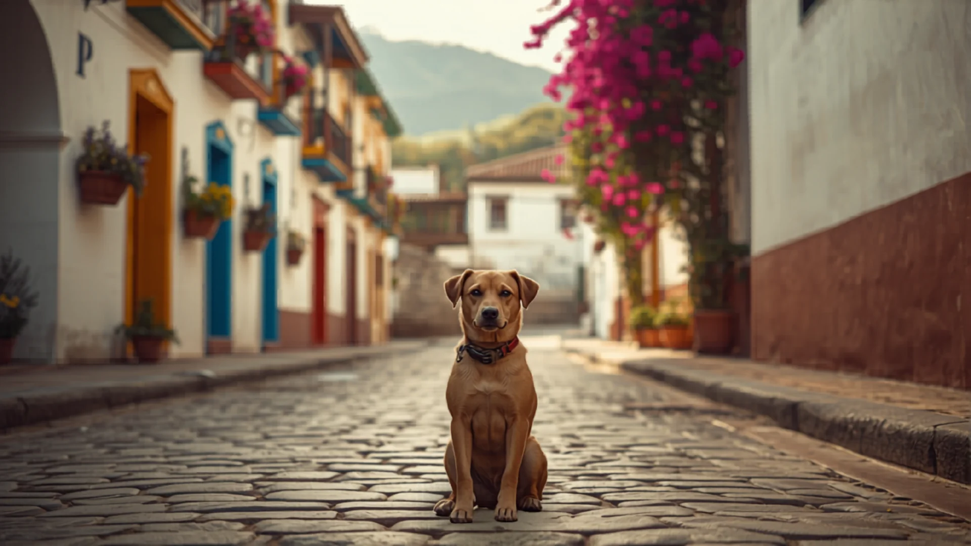 Perro feliz y saludable